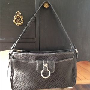 Etienne Aigner black logo purse
